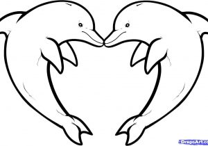 300x210 Dolphin Drawing Easy Dolphin Jumping Drawing At Getdrawings Free