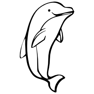 300x300 Porpoise Drawing Line Transparent Png Clipart Free Download