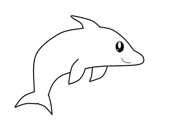 350x250 How To Draw A Dolphin