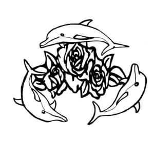 300x286 Dolphin Tattoo Ideas And Dolphin Tattoo Designs