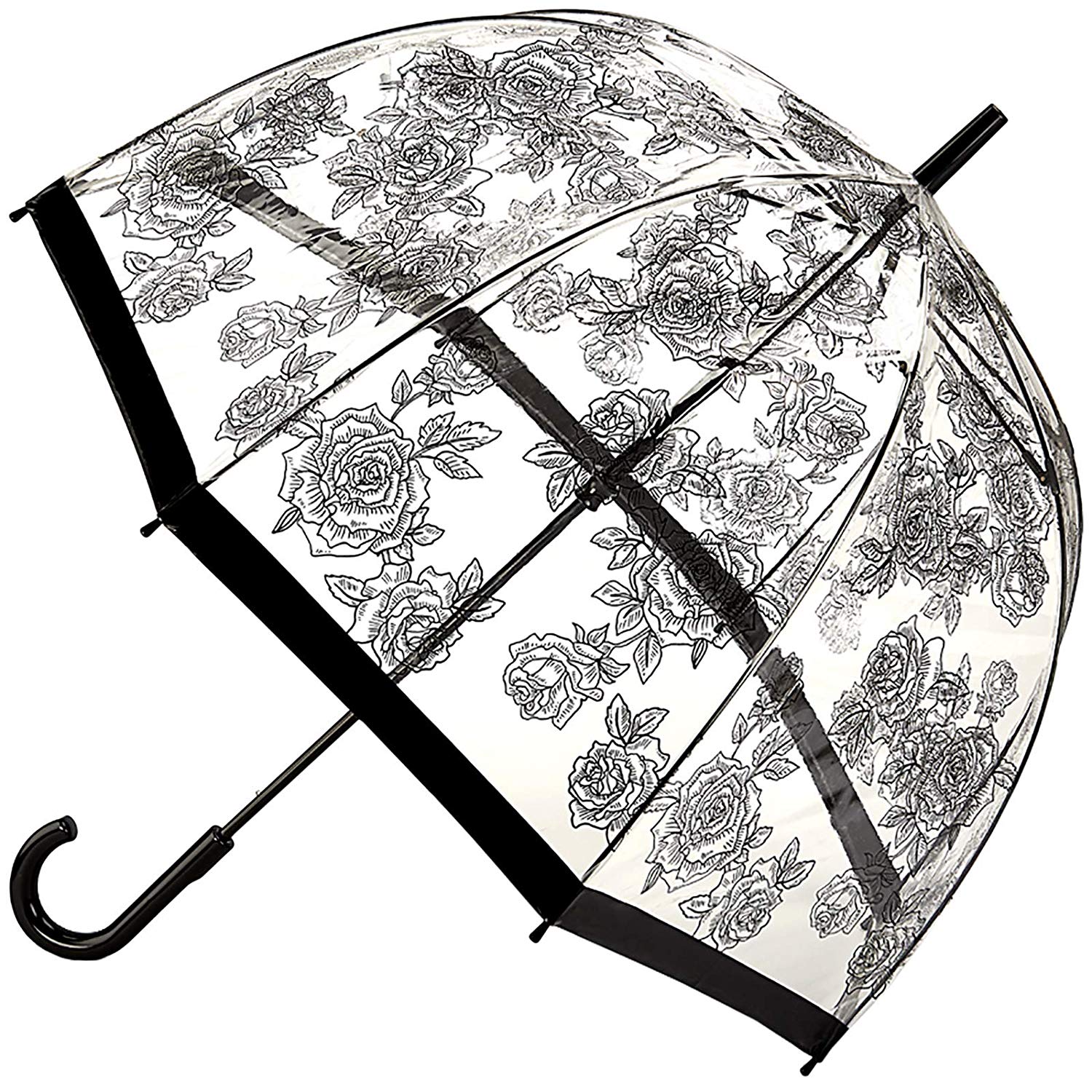 1500x1500 Fulton Birdcage Clear Dome Umbrella