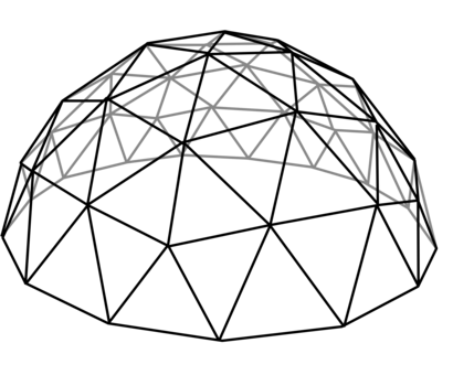 429x340 Geodesic Dome Drawing Computer Icons Cupola Cc0