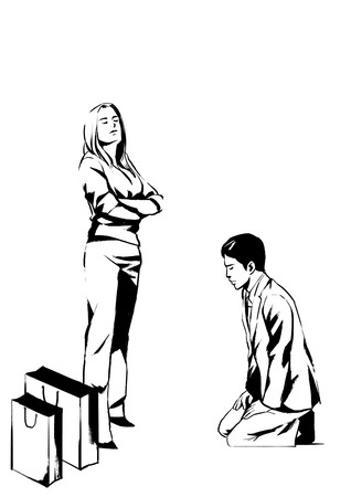 318x450 Illustration Of Different Domestic Violence Situations In This