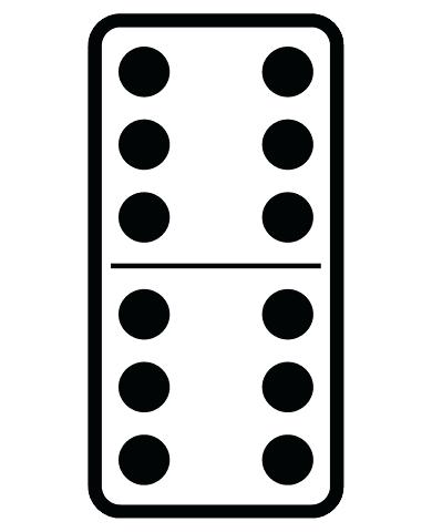 390x480 Dominoes Clip Art Blank Domino Freakingawesome