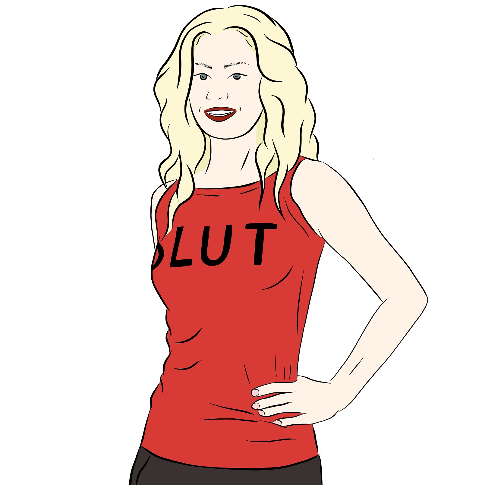 1609x1609 My Adobe Draw Fan Art Of Lindsay Bluth Arresteddevelopment