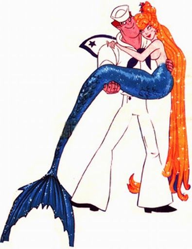 395x512 Sea Beast Don Bluth Dragon's Lair, Mermaid Stories, Mermaid