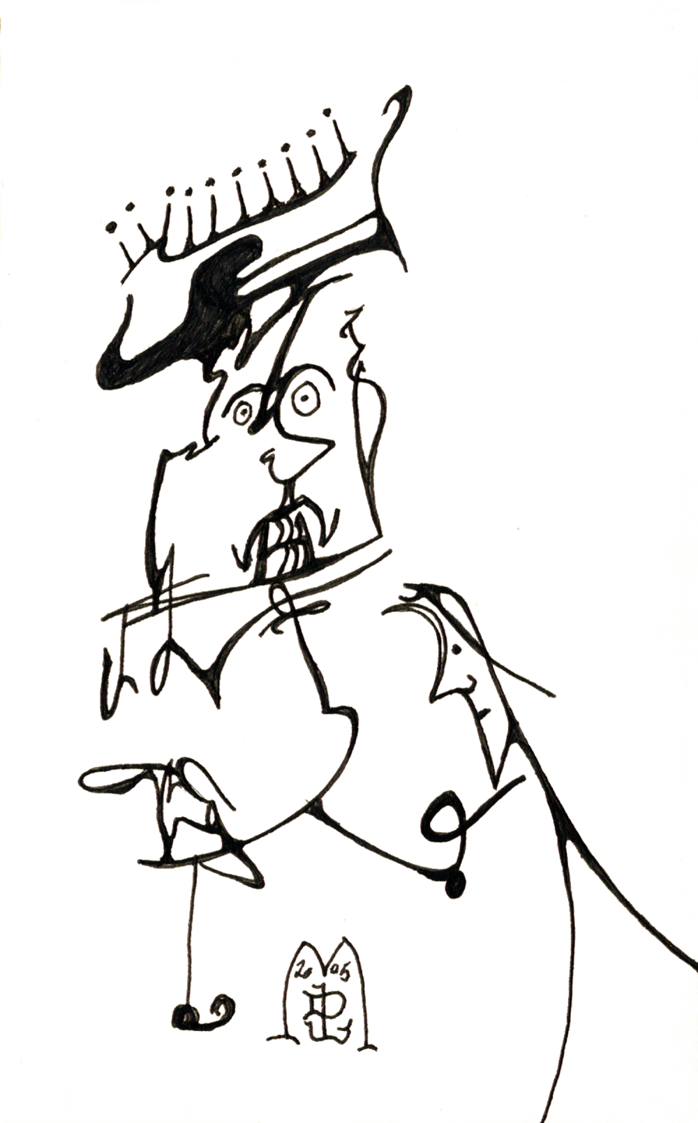 1000x1609 Scribble Ink Drawings The Art Of Damien Leballister