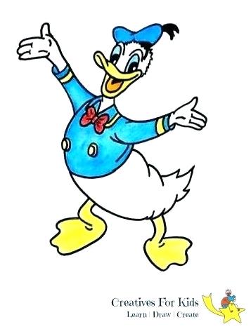 357x479 draw donald duck draw baby donald duck step