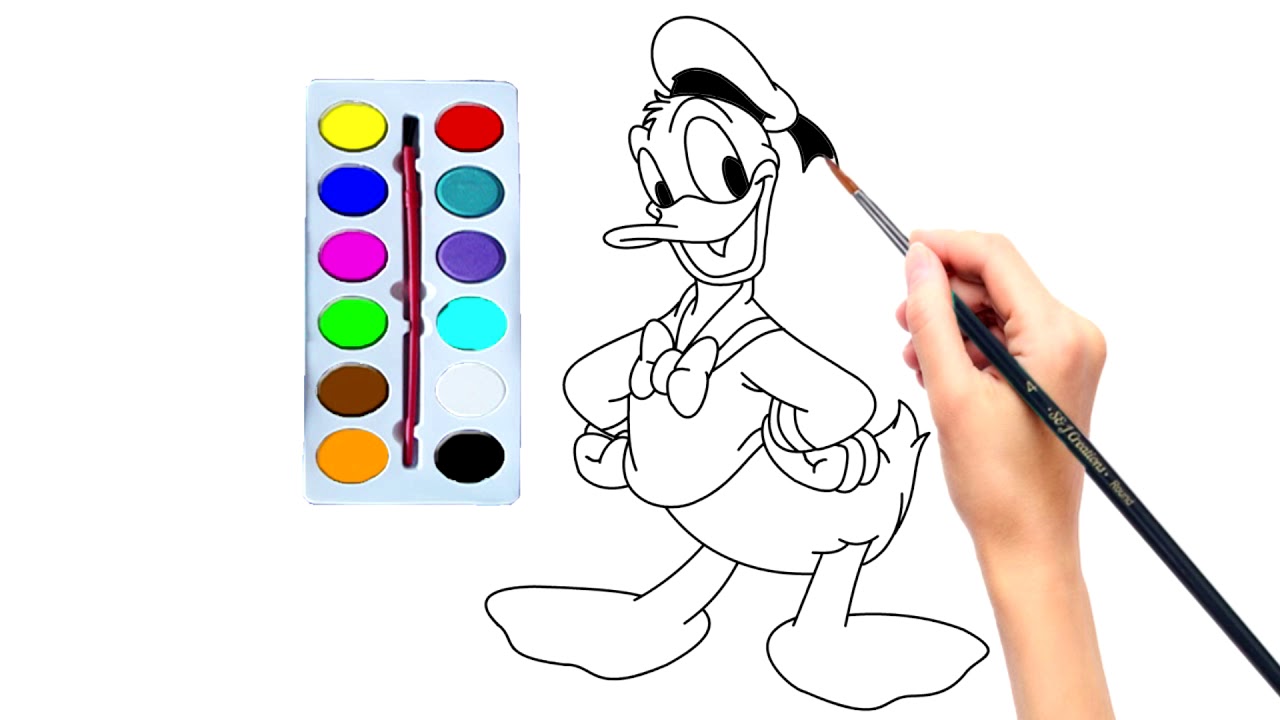 Donald Duck Drawing Step By Step | Free download on ClipArtMag