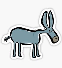 210x230 Donkey Drawing Stickers Redbubble