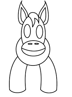 239x320 How To Draw Cartoons How To Draw A Donkey
