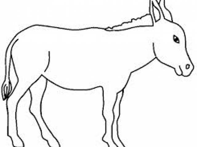 640x480 Drawn Donkey Free Clip Art Stock Illustrations