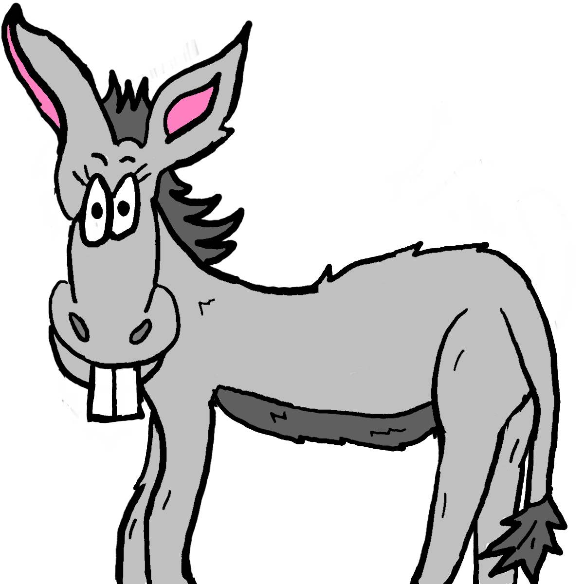 1200x1200 Donkey Clipart Donkey Face