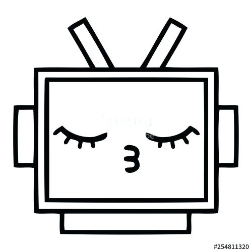 500x500 robot head drawing sonic on robot head robot faces drawing