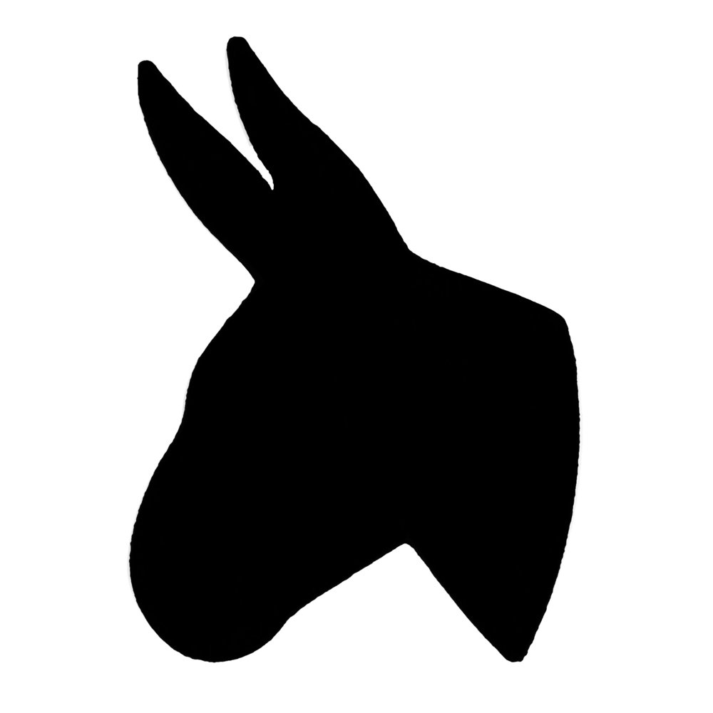 1000x1000 vinyl donkey head decals mules and more