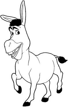 236x369 How To Draw Donkey From Shrek With Easy Step