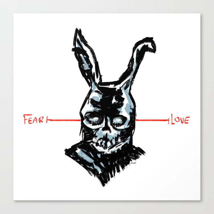 700x700 donnie darko fear frank love canvas print