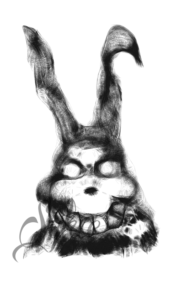 Donnie Darko Rabbit Drawing | Free download on ClipArtMag