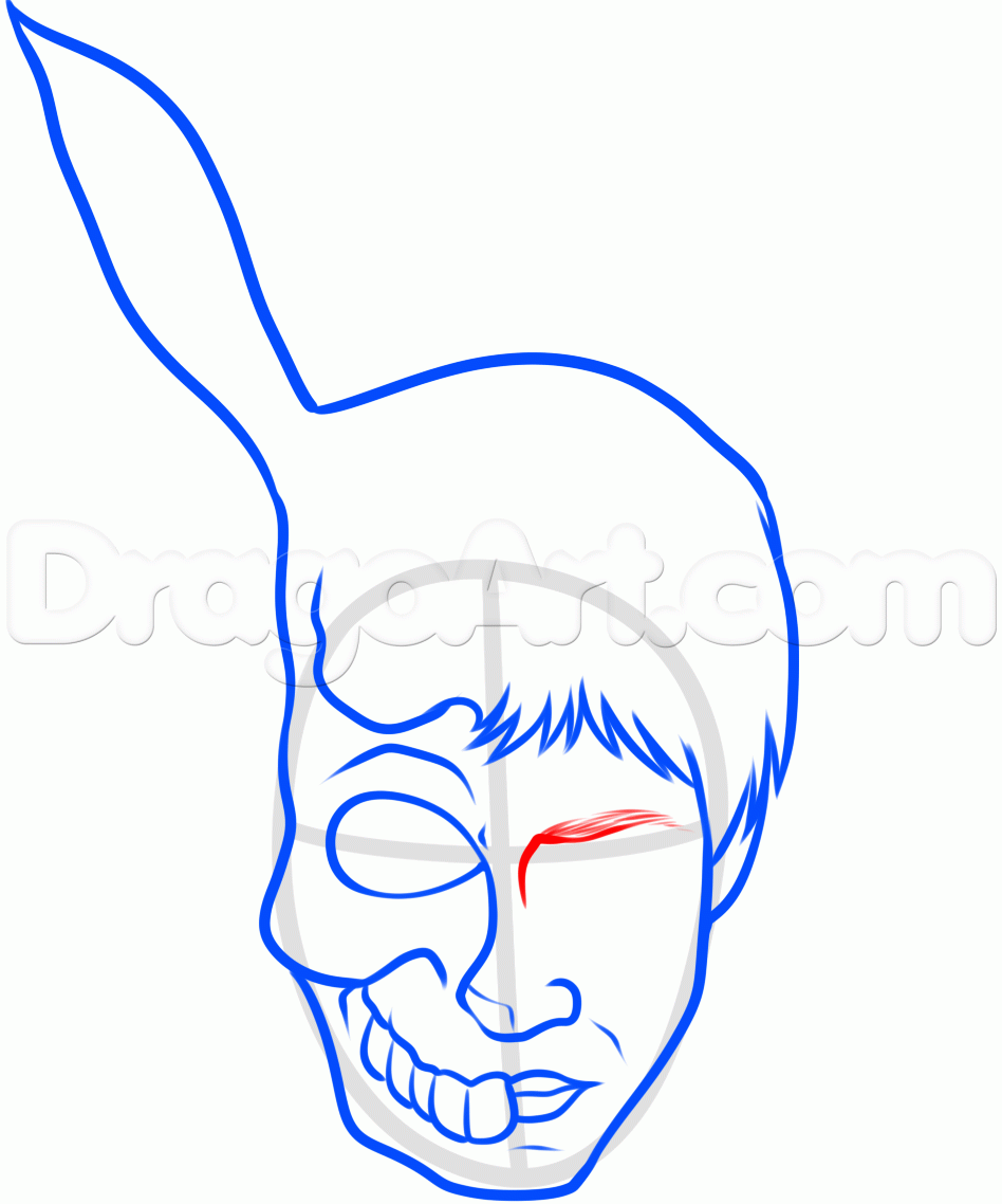 948x1138 How To Draw Donnie Darko, Step