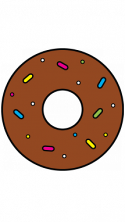 250x444 Donut Drawing, Picture
