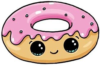 338x223 doughnut i'm gonna draw you a perdy picture! in kawaii