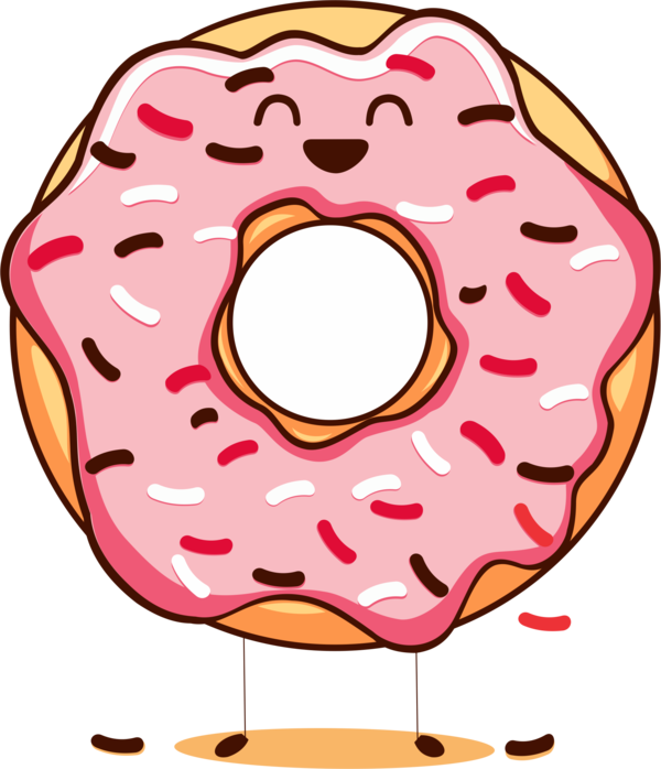 600x698 Freelance Drawing Donut Transparent Png Clipart Free Download