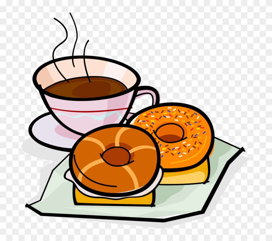 880x780 Picture Transparent Library Bagel Drawing Coffee Donut