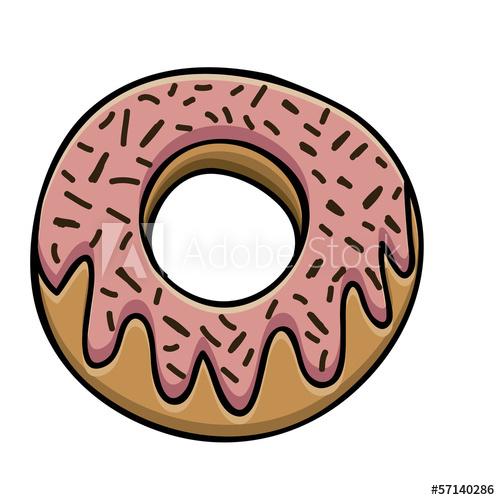 500x500 Donut Drawing
