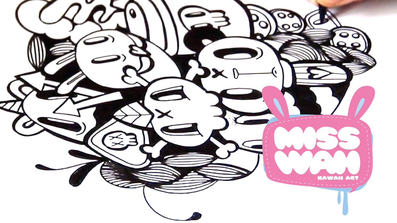 1280x720 Kawaii Doodle Art