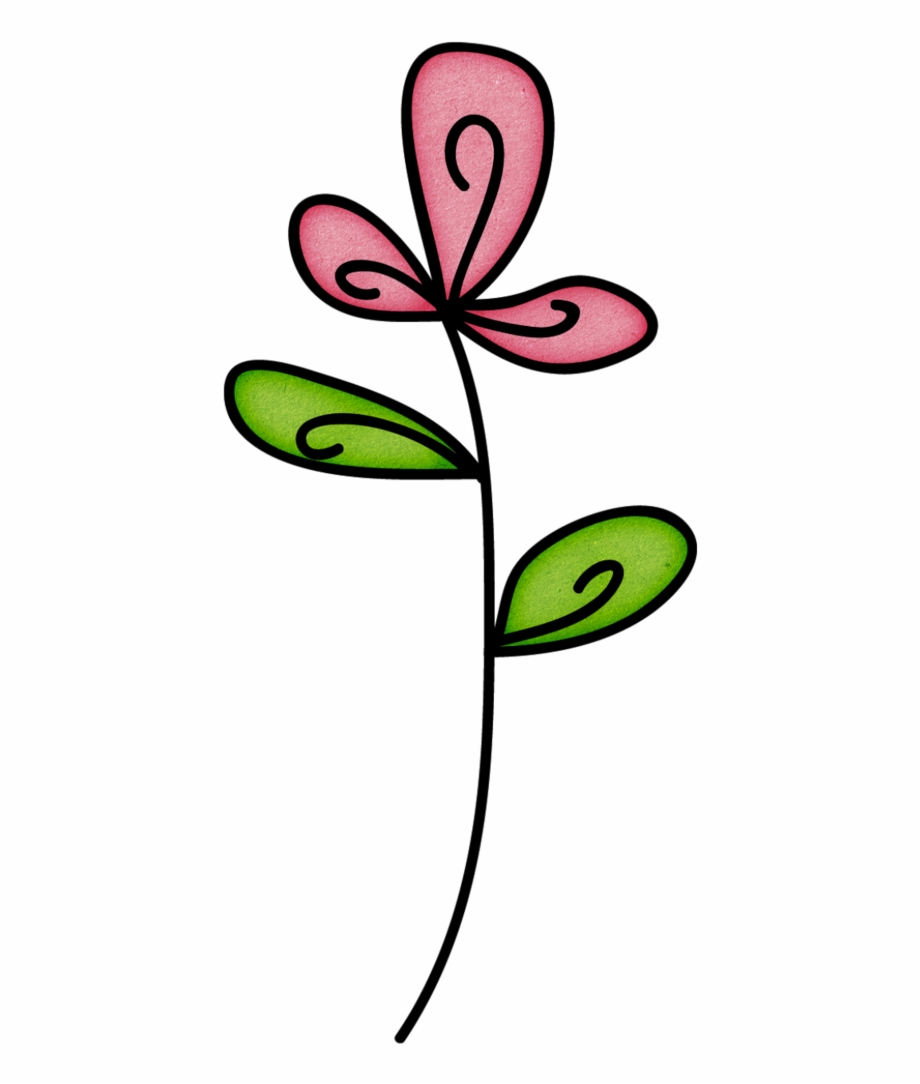 920x1084 doodle flower png pack, minimalist drawing, bujo doodles, free png
