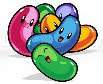 350x285 How To Draw Jelly Beans Cute Sweet Treats Drawings, Cartoon