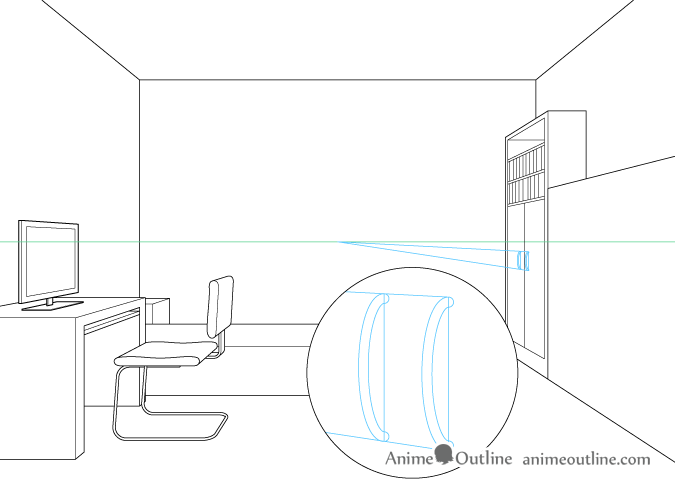 675x488 One Point Perspective Room Drawing Tutorial