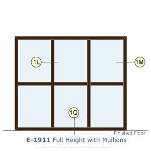 300x300 Classic Door Frame Borrowed Light Drawing