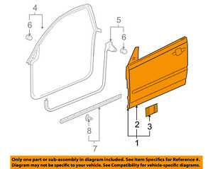 300x239 Pontiac Gm Oem Door Shell Frame Panel Right Ebay