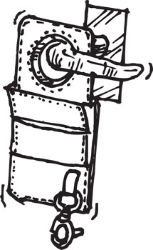 215x350 doorknob caddy