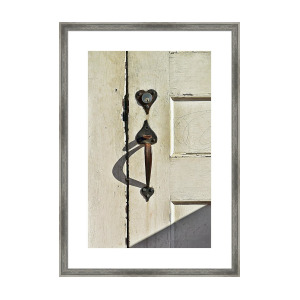 300x300 Old Door Knob Framed Print