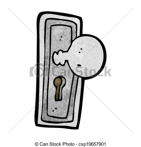 449x470 Cartoon Door Knob Vector Clipart