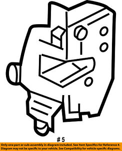 244x300 Ford Oem Rear Door Lock Or Actuator Latch Release Ebay