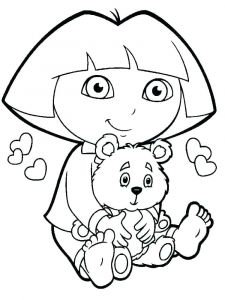 225x300 Free Coloring Pages Of Friendship New Dora Coloring Pages Pdf