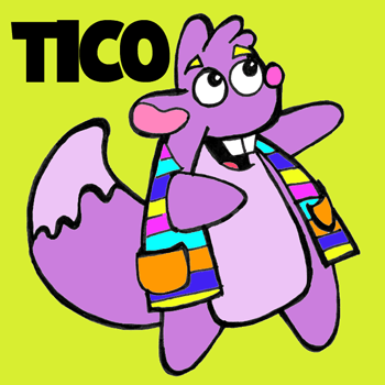 350x350 How To Draw Tico From Dora The Explorer With Step