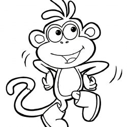 250x250 Page Dora And Friends Color Of The Explorer Printable Colouring