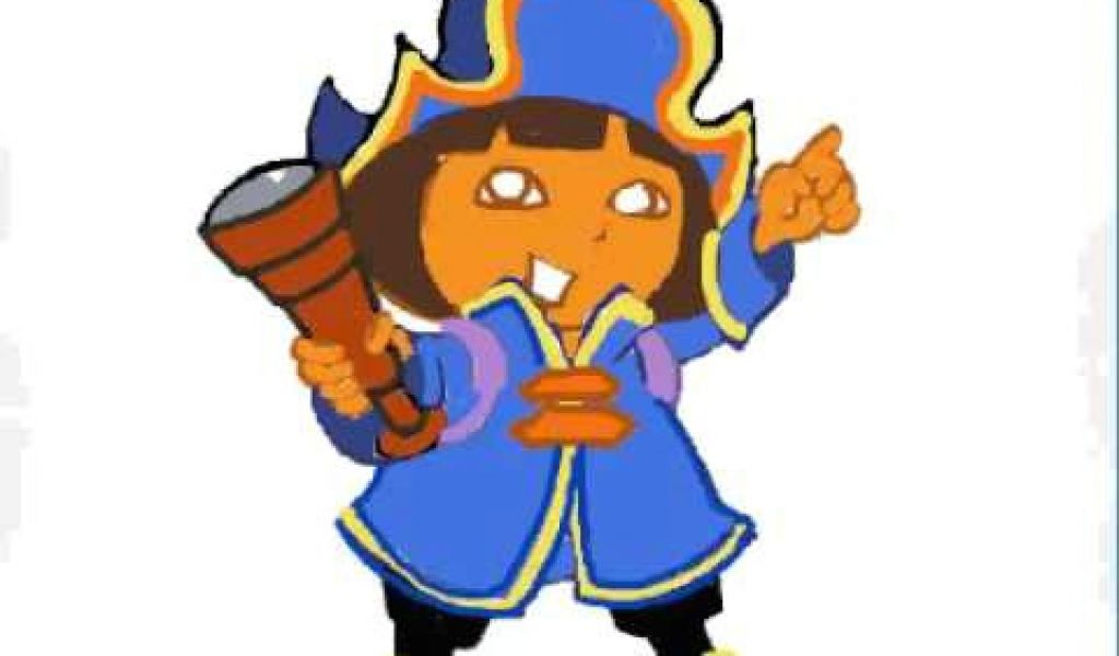 1024x600 drawing cartoon dora how to draw dora the pirate youtube troller us
