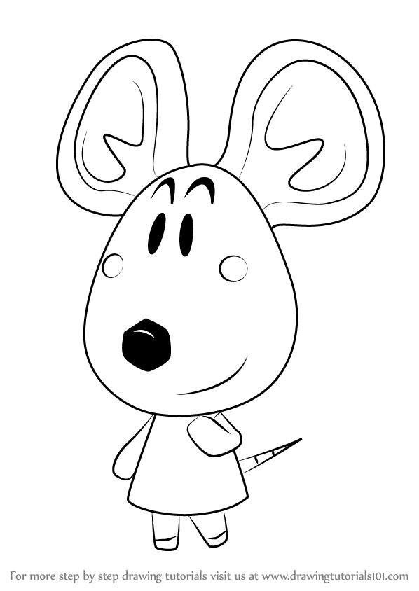 598x844 Learn How To Draw Dora From Animal Crossing