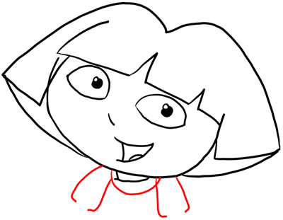 400x311 Step Drawing Dora The Explorer Tutorial