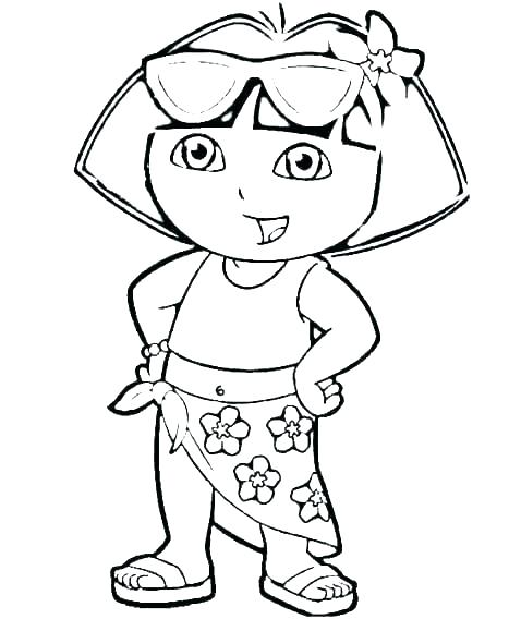 467x568 Dora The Explorer Coloring Pages To Print Nip