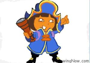 300x210 drawing cartoon dora appliances dora the explorer coloring