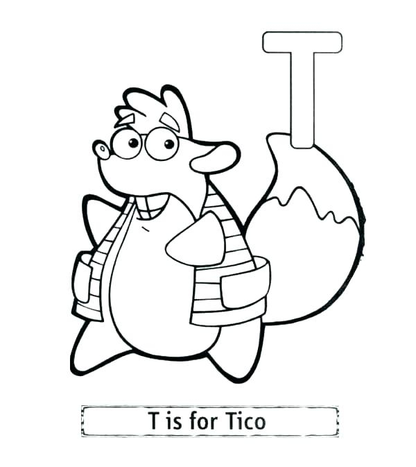 600x673 New Gallery Of Dora The Explorer Coloring Book Coloring