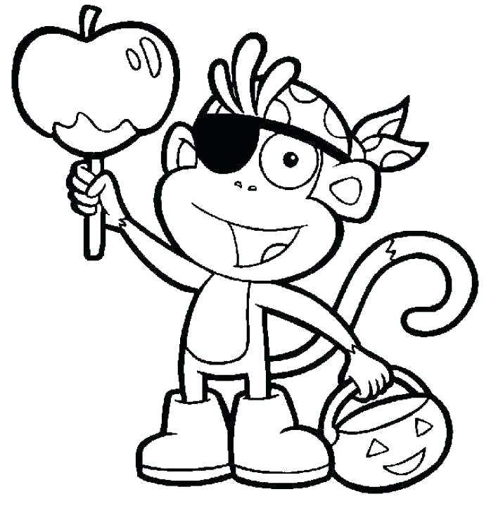 698x719 Free Dora The Explorer Coloring Pages Nip
