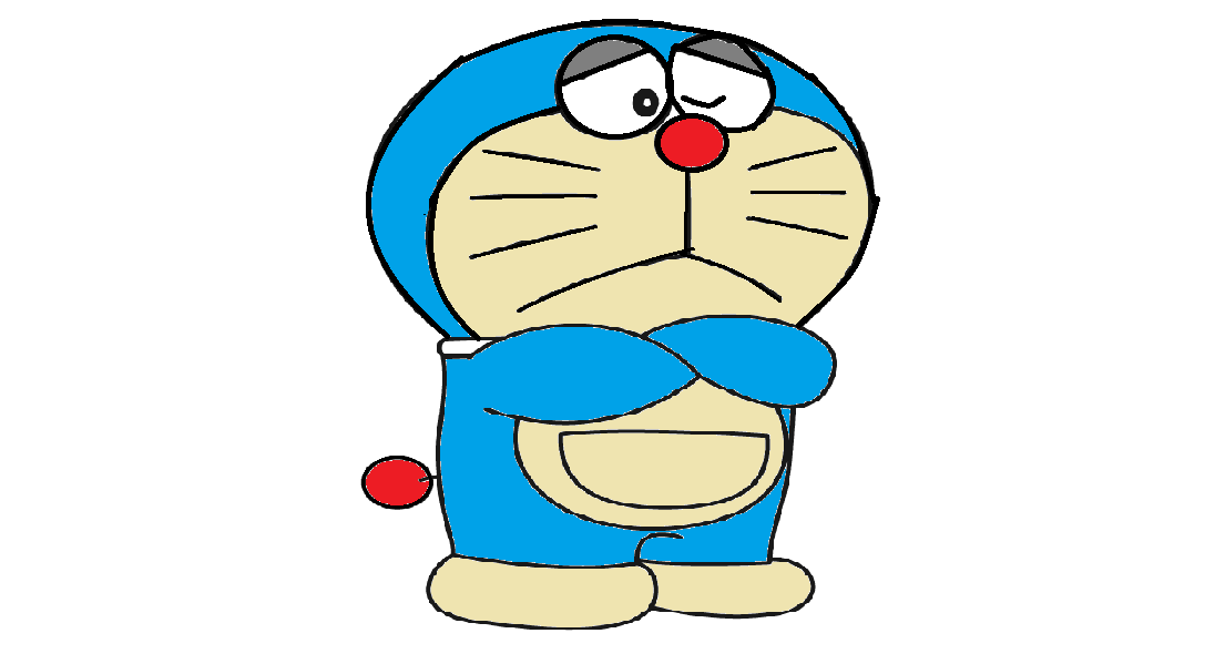 1105x599 Drawing Doraemon
