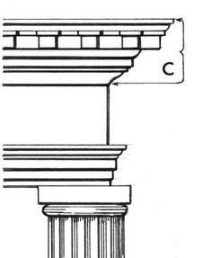 Doric Column Drawing